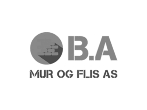 Logo til B.A Mur og Flis AS